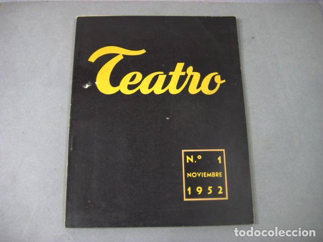 Coleccionismo de revistas y peri&oacute;dicos: N&Uacute;MERO 1 DE LA REVISTA TEATRO - REVISTA INTERNACIONAL DE LA ESCENA
