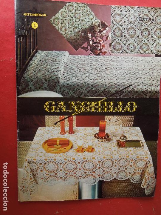 Coleccionismo de Revistas y Peri&oacute;dicos: ARTE DE HOGAR N&ordm; 6 REVISTA GANCHILLO EXTRA - 1970
