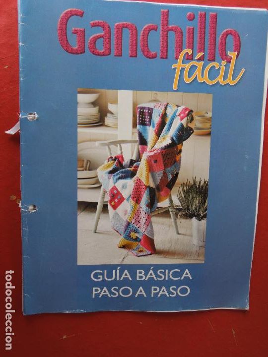 Coleccionismo de Revistas y Peri&oacute;dicos: GANCHILLO FACIL , GUIA BASICA PASO A PASO - REVISTA