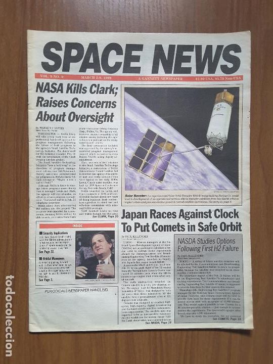 Collectionnisme de Revues et Journaux: Space News Vol. 9, No 9. Noticias del espacio. En ingl&eacute;s.
