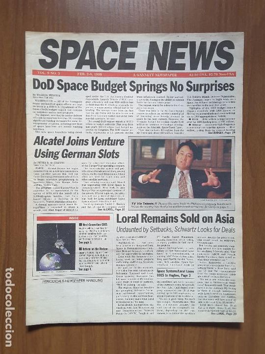 Collezionismo di Riviste e Giornali: Space News Vol. 9, No 5. Noticias del espacio. En ingl&eacute;s.