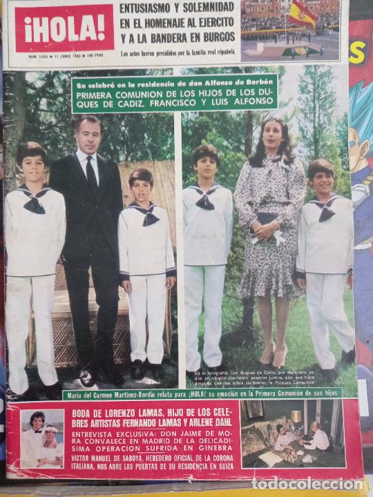 Sammeln von Zeitschriften und Zeitungen: RECORTE portada de comunion de fran y alfonso de borbon carmen martinez bordiu