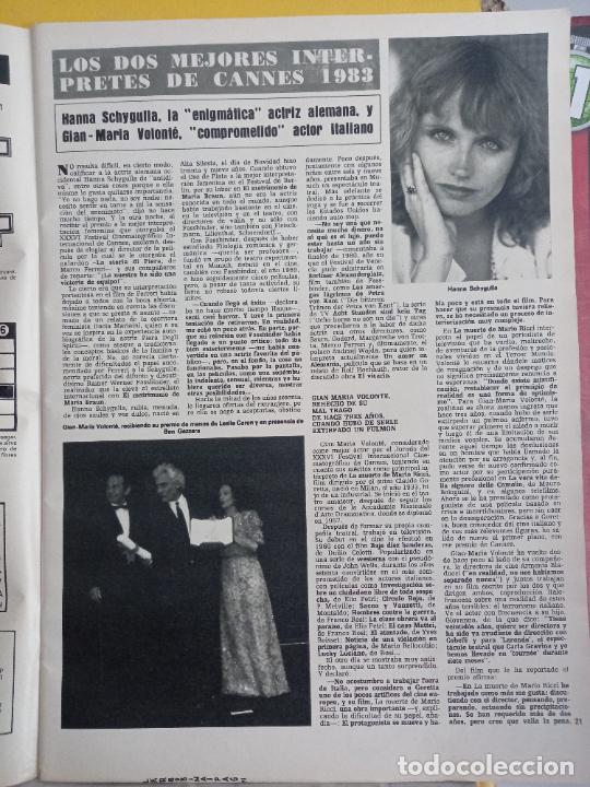 Sammeln von Zeitschriften und Zeitungen: hanna schygulla gian maria volonte ben gazzara leslie caron cannes