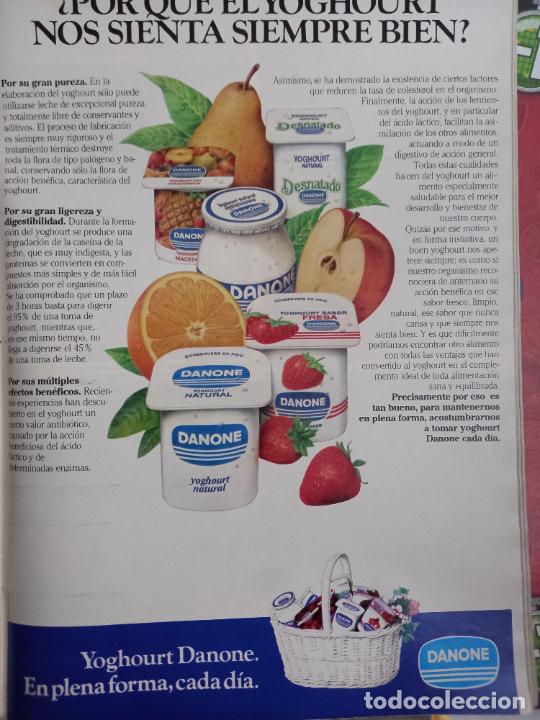 Sammeln von Zeitschriften und Zeitungen: anuncio danone