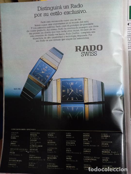 Coleccionismo de revistas y peri&oacute;dicos: ANUNCIO RELOJ RADO