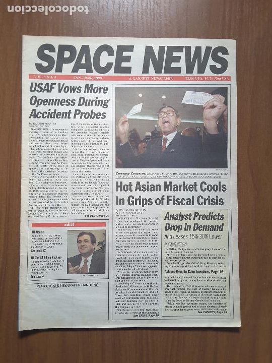 Collectionnisme de Revues et Journaux: Space News Vol. 9, No 3. Noticias del espacio. En ingl&eacute;s.