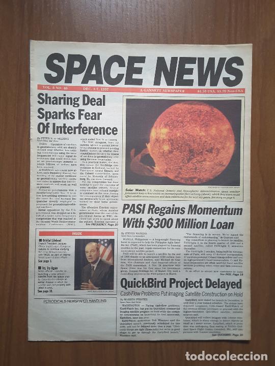 Coleccionismo de revistas y peri&oacute;dicos: Space News Vol. 8, No 46. Noticias del espacio. En ingl&eacute;s.