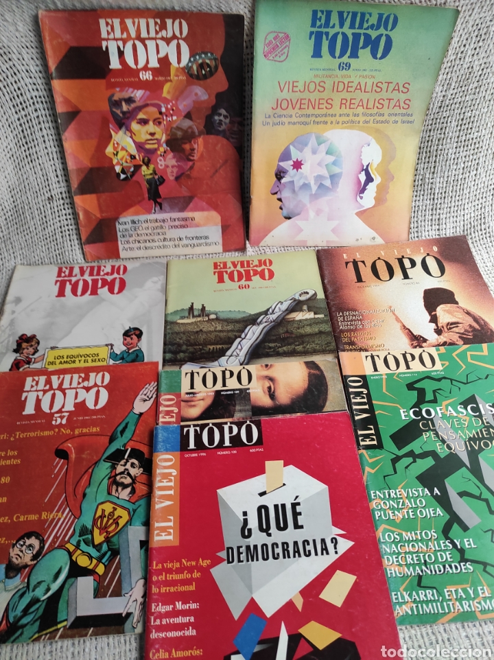 Collection Magazines and Newspapers: EL VIEJO TOPO, LOTE DE 9 EJEMPLARES -Editadas : A&Ntilde;OS 90
