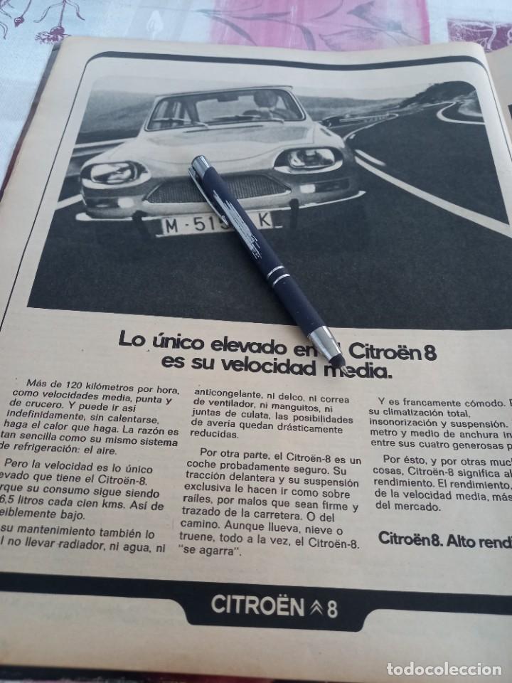 Coleccionismo de Revistas y Peri&oacute;dicos: PUBLICIDAD AUTOMOVILES. ANUNCIO DE CITROEN 8. EXTRAIDO DE TRIUNFO NOVIEMBRE 1973