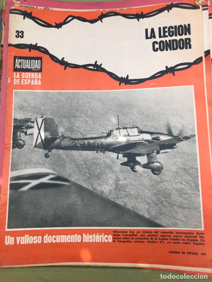 Coleccionismo de revistas y peri&oacute;dicos: ER350- REVISTA LA GUERRA DE ESPA&Ntilde;A. LA ACTUALIDAD ESPA&Ntilde;OLA. N&ordm; 33. LA LEGI&Oacute;N CONDOR.