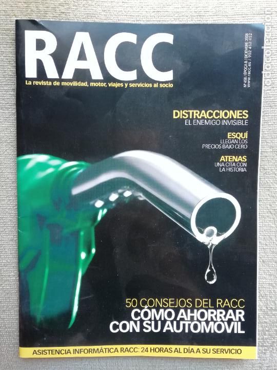 Sammeln von Zeitschriften und Zeitungen: Revista RACC N&ordm; 458 Diciembre 2008 Atenas Esqu&iacute;
