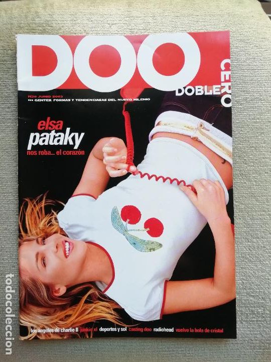 Collection Magazines and Newspapers: Revista Doble Cero d00 N&ordm; 30 Junio 2003 Elsa Pataky