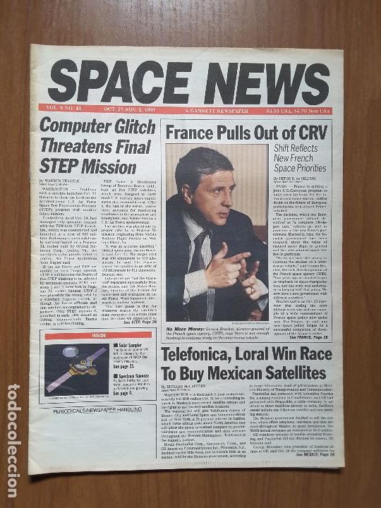 Collection Magazines and Newspapers: Space News Vol. 8, No 41. Noticias del espacio. En ingl&eacute;s.