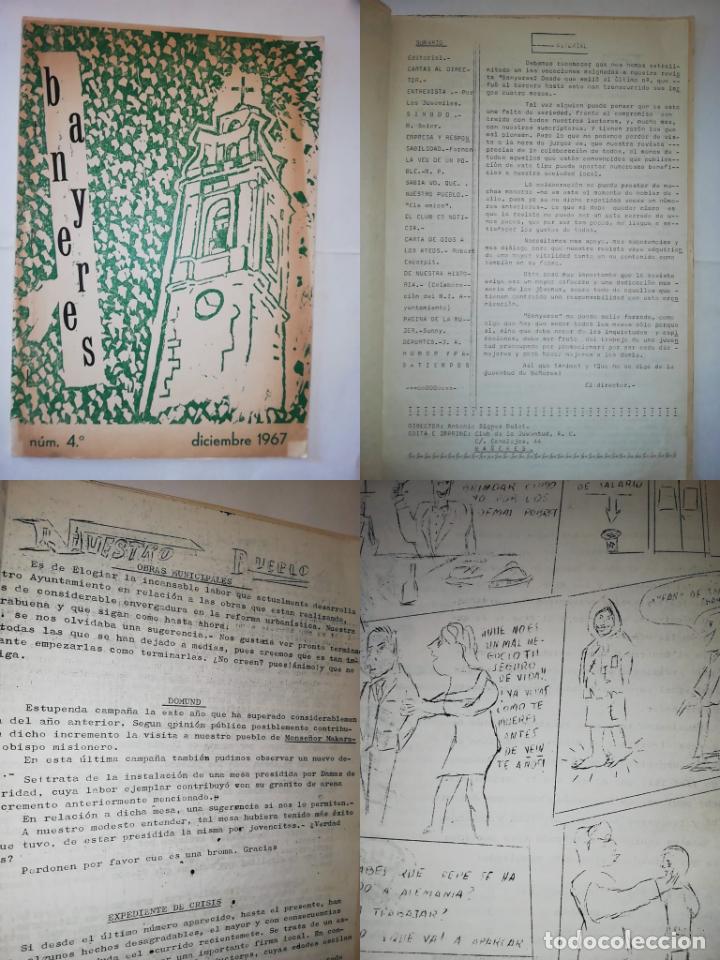 Coleccionismo de revistas y peri&oacute;dicos: ANTIGUA REVISTA CLUB DE LA JUVENTUD A.C BANYERES N&ordm;4, DICIEMBRE 1967