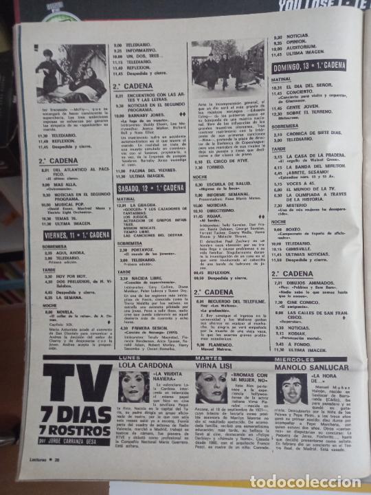 Coleccionismo de Revistas y Peri&oacute;dicos: LOLA CARDONA MANOLO SANLUCAR VIRNA LISI