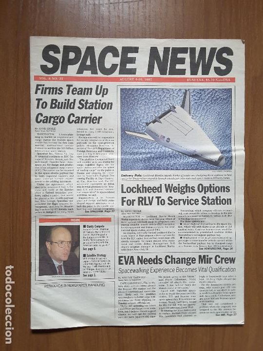 Collection Magazines and Newspapers: Space News Vol. 8, No 31. Noticias del espacio. En ingl&eacute;s.
