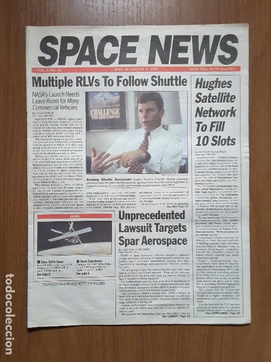 Collezionismo di Riviste e Giornali: Space News Vol. 8, No 30. Noticias del espacio. En ingl&eacute;s.