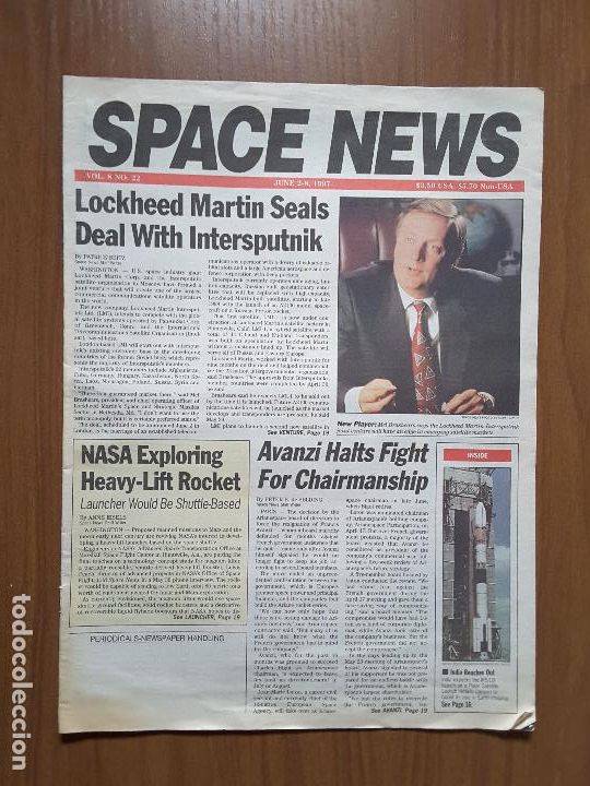 Collectionnisme de Revues et Journaux: Space News Vol. 8, No 22. Noticias del espacio. En ingl&eacute;s.