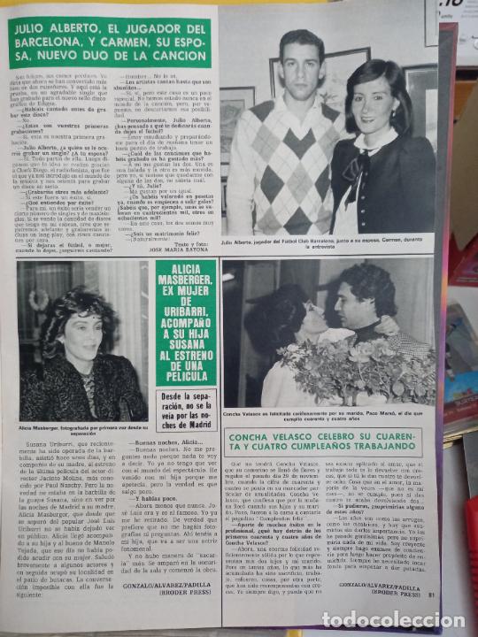 Coleccionismo de revistas y peri&oacute;dicos: julio alberto barcelona fc concha velasco alicia masberger