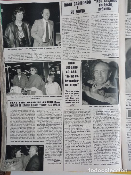 Coleccionismo de Revistas y Peri&oacute;dicos: paloma san basilio sanbasilio i&ntilde;aki gabilondo kiko ledgard