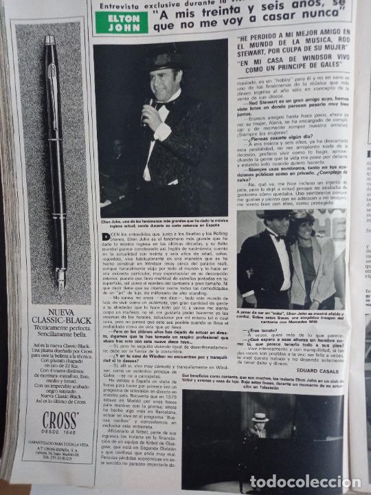 Coleccionismo de revistas y peri&oacute;dicos: elton john mercedes mila