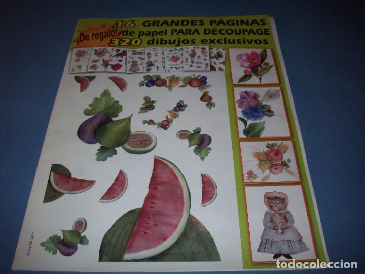 Colecionismo de Revistas e Jornais: revista de 16 grandes paginas para decoupage de la artista giusy de carlo
