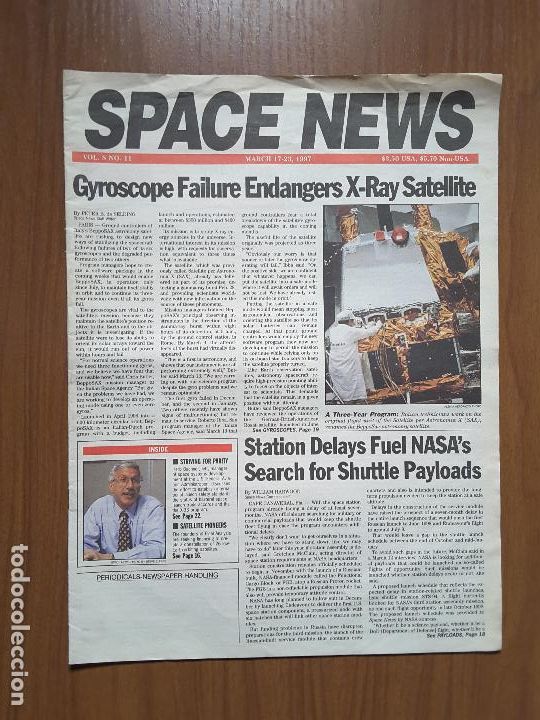 Collectionnisme de Revues et Journaux: Space News Vol. 8, No 11. Noticias del espacio. En ingl&eacute;s.