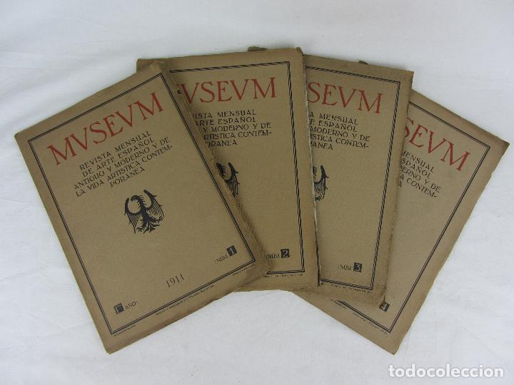 Collezionismo di Riviste e Giornali: Revista Museum Barcelona 1911 Primer a&ntilde;o, n&uacute;meros 1 - 2 - 3 y 4