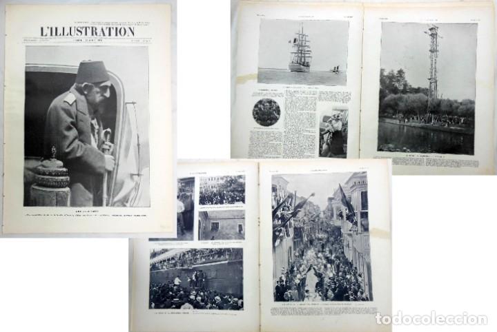 Coleccionismo de revistas y peri&oacute;dicos: L'ILLUSTRATION. N&ordm; 3417 , 22 Aout 1908, En Turquie; L'exp&eacute;dition Charcot ; victimes de la Couronne