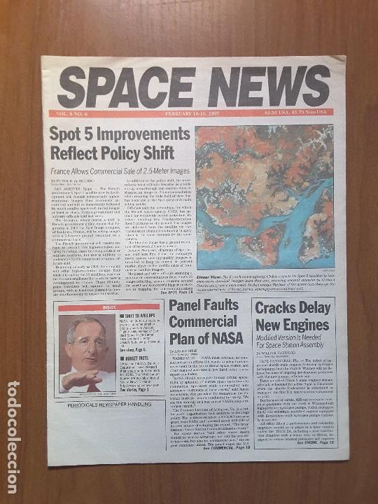 Collezionismo di Riviste e Giornali: Space News Vol. 8, No 6. Noticias del espacio. En ingl&eacute;s.