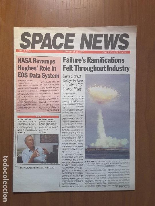 Collection Magazines and Newspapers: Space News Vol. 8, No 3. Noticias del espacio. En ingl&eacute;s.