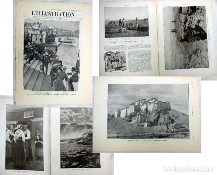 Collezionismo di Riviste e Giornali: L'ILLUSTRATION. N&ordm; 3413 , 25 Juillet 1908. Le derniere voyage de l'explorateur Su&eacute;dois Sven Hedin