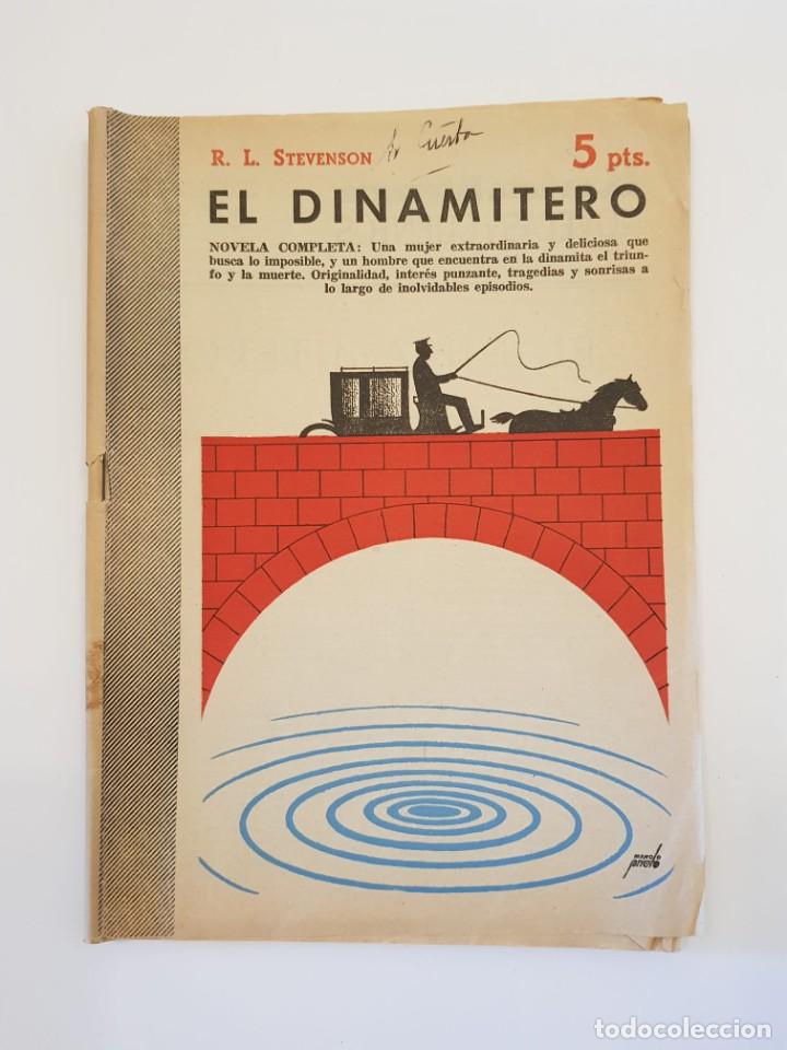 Coleccionismo de Revistas y Peri&oacute;dicos: El dinamitero.- R. L. Stevenson.- Revista Literaria Novelas y Cuentos n&ordm; 1366, 1957