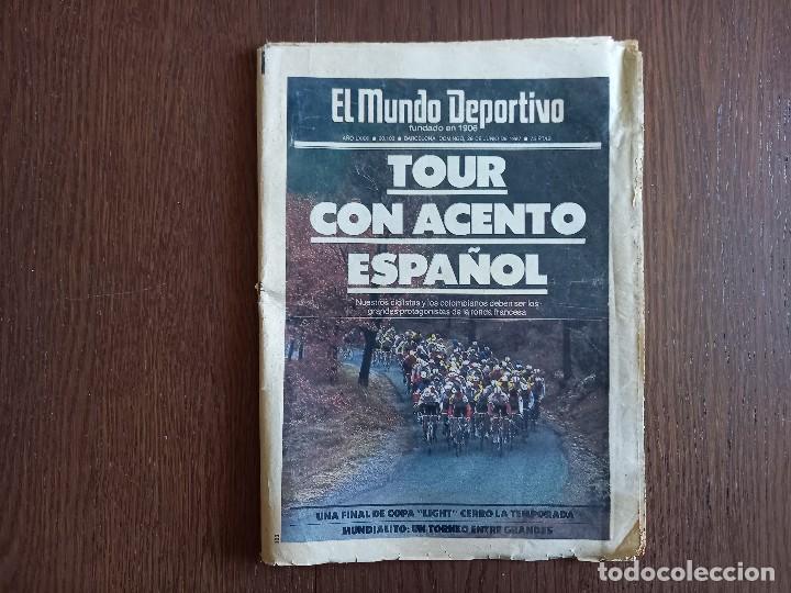 Coleccionismo de Revistas y Peri&oacute;dicos: diario el mundo deportivo, n&ordm; 20.103, a&ntilde;o 1987, especial tour de Francia.