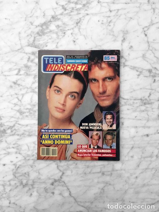 Coleccionismo de Revistas y Peri&oacute;dicos: TELE INDISCRETA - 1988 - ANNO DOMINI, DINASTIA, JOSE SACRISTAN, DON JOHNSON, ELVIS PRESLEY