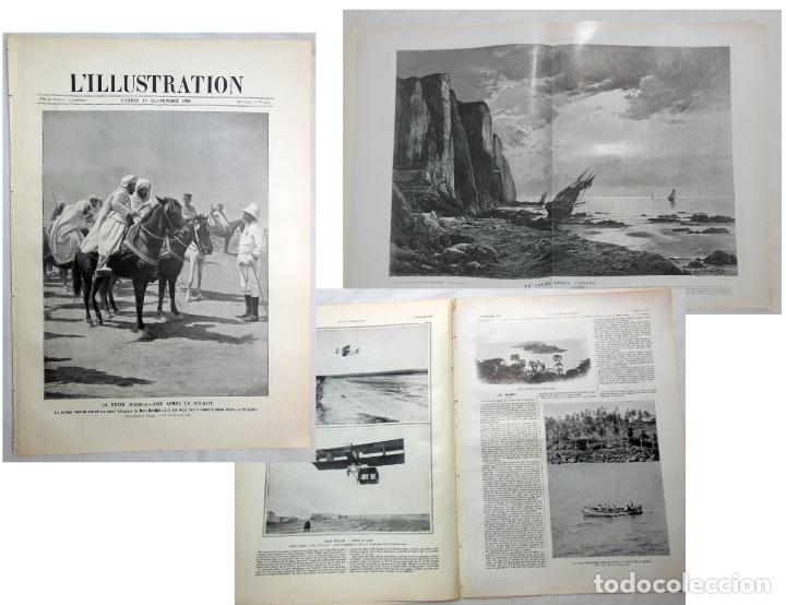 Collezionismo di Riviste e Giornali: L'ILLUSTRATION. N&ordm; 3420 , 12 Septembre 1908. La fuite d'Abd-El-Aziz apr&egrave;s la d&eacute;faite, La chasse