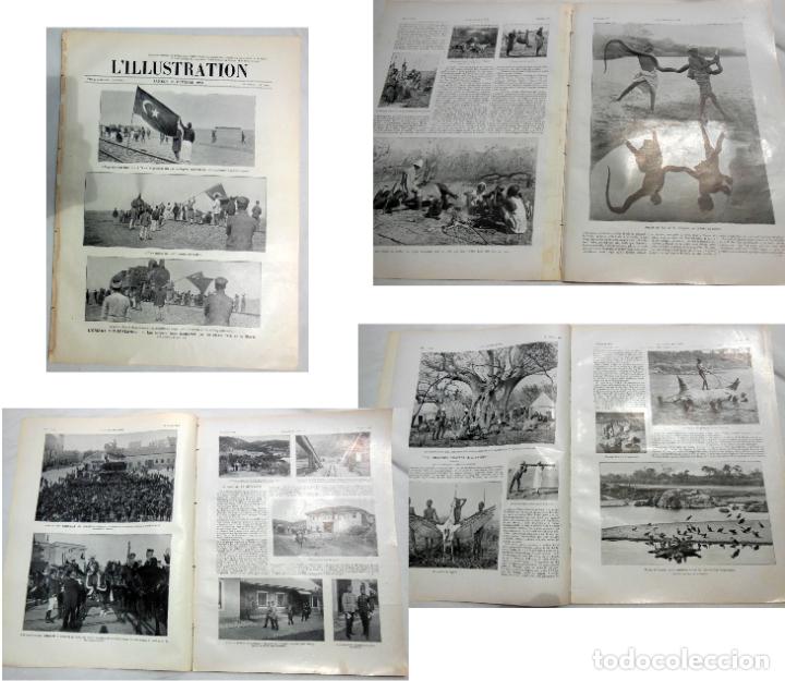 Coleccionismo de revistas y peri&oacute;dicos: L'ILLUSTRATION. N&ordm; 3425 , 17 Octobre 1908. Les grandes chasses africaines, Balkans