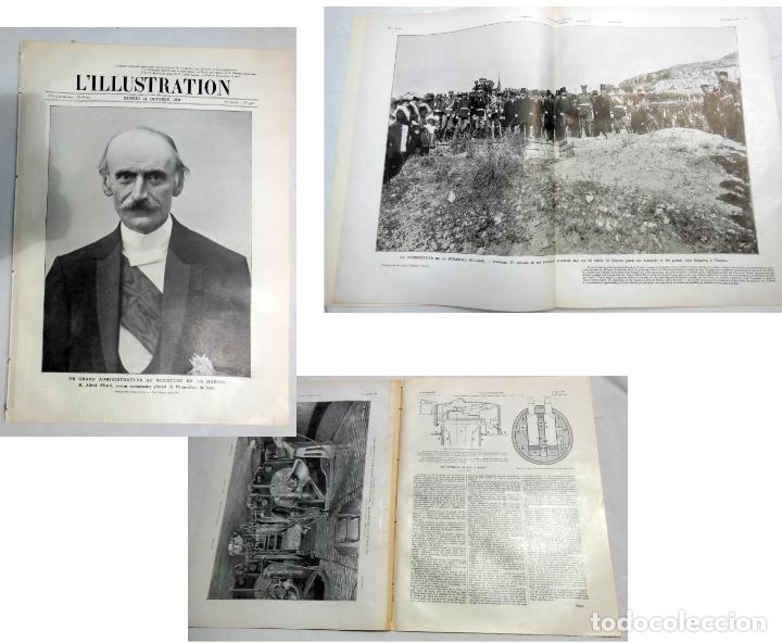 Coleccionismo de revistas y peri&oacute;dicos: L'ILLUSTRATION. N&ordm; 3426 , 24 Octobre 1908. La com&egrave;te par Camille Flammarion; Les tourelles...