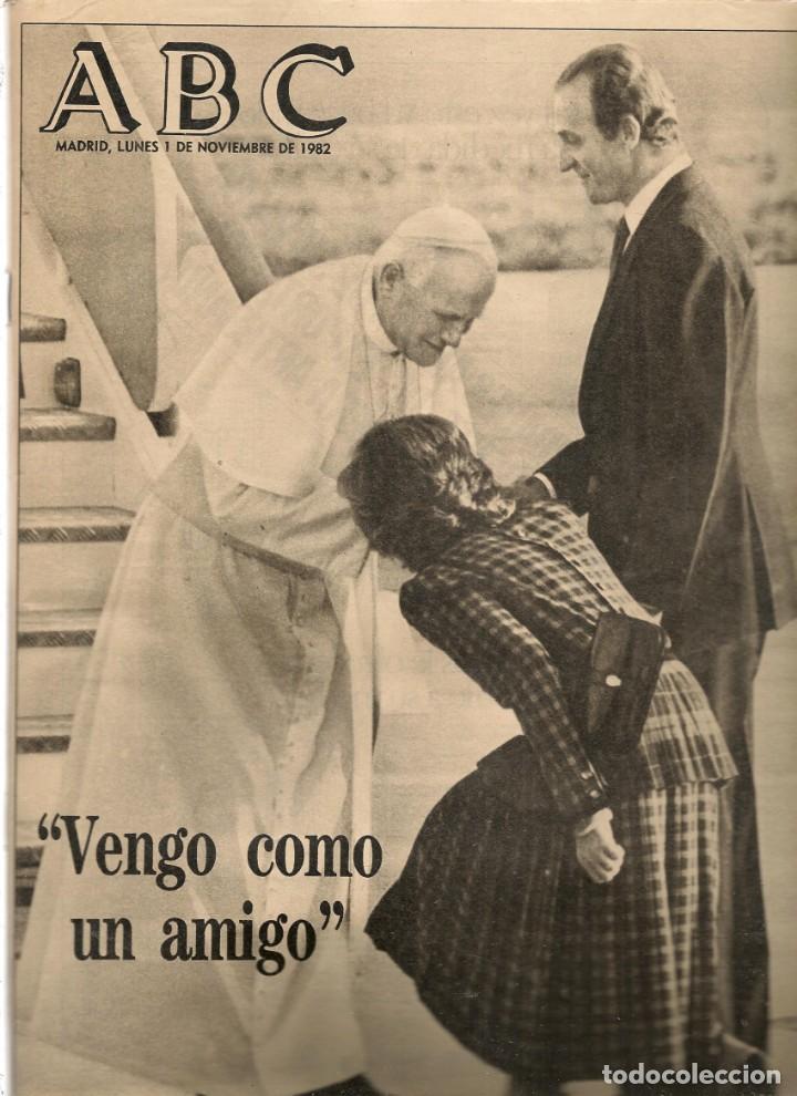 Coleccionismo de Revistas y Peri&oacute;dicos: ABC. JUAN PABLO II/ E. T. EL EXTRATERRESTRE / ROCIO JURADO/ MANOLO SANLUCAR. MADRID, 1982. (P/B55)
