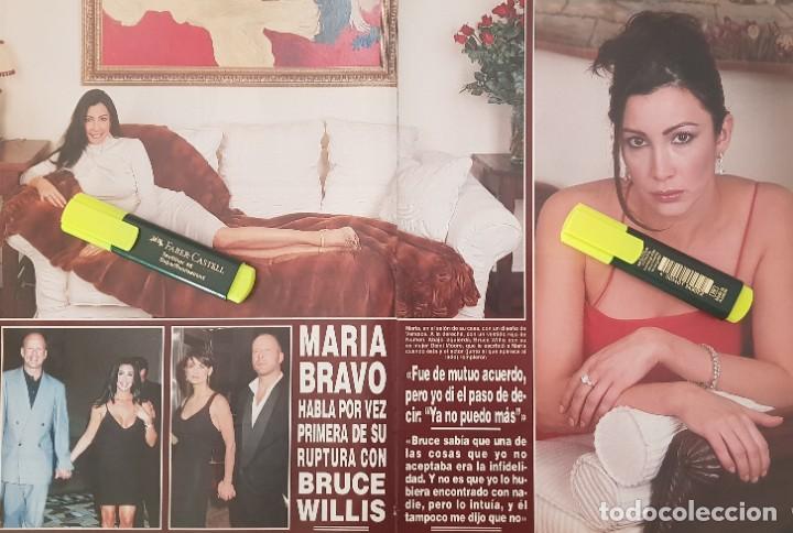 Coleccionismo de Revistas y Peri&oacute;dicos: Reportaje Mar&iacute;a Bravo / Bruce Willis 25.01.2001