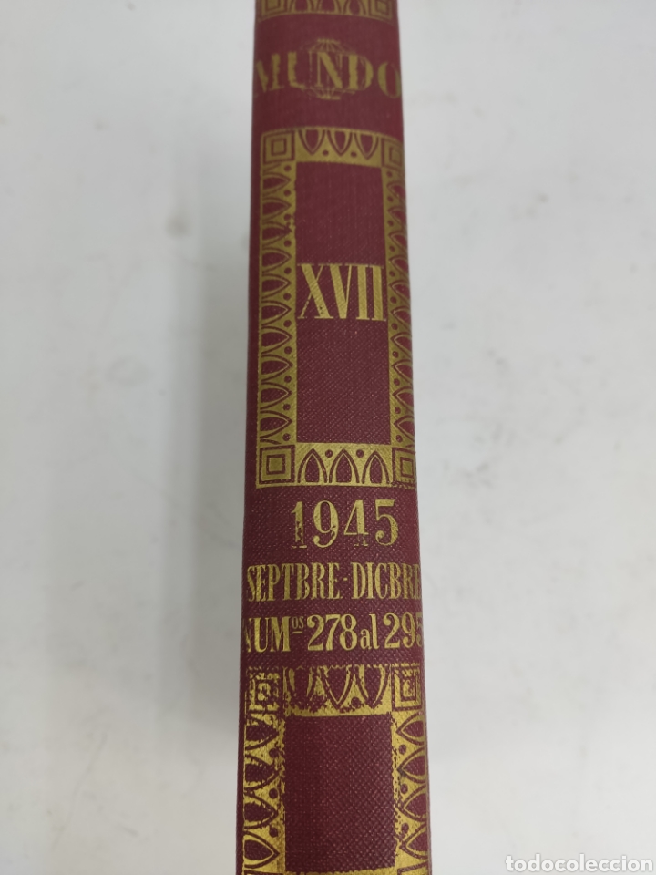 Colecionismo de Revistas e Jornais: L-5693. MUNDO. A&Ntilde;O 1946. REVISTA SEMANAL DE POLITICA EXTERIOR Y ECONOMIA, DEL NUM. 330 AL 347.