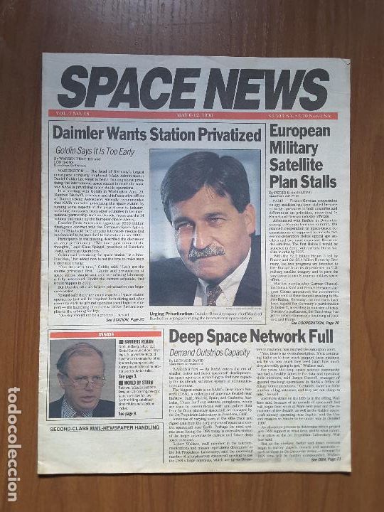 Collezionismo di Riviste e Giornali: Space News Vol. 7, No 18. Noticias del espacio. En ingl&eacute;s.
