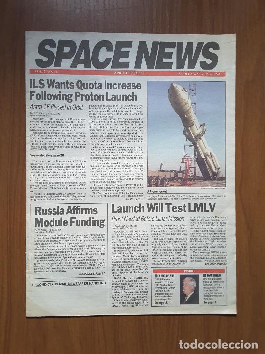 Colecionismo de Revistas e Jornais: Space News Vol. 7, No 15. Noticias del espacio. En ingl&eacute;s.
