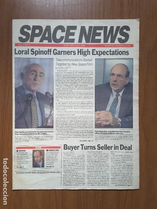 Collezionismo di Riviste e Giornali: Space News Vol. 7, No 2. Noticias del espacio. En ingl&eacute;s.