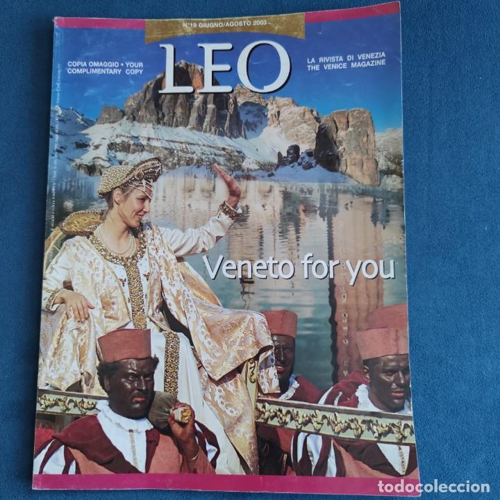 Coleccionismo de revistas y peri&oacute;dicos: Revista LEO, La Revista De Venecia .Idiomas Ingles E Italiano. N&uacute;mero 19/ Agosto 2003.