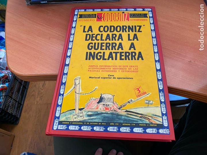 Coleccionismo de Revistas y Peri&oacute;dicos: LA CODORNIZ N&ordm; EXTRAORDINARIO GUERRA A INGLATERRA (LB56)