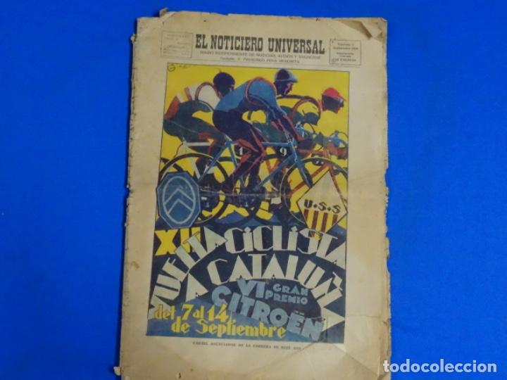 Coleccionismo de Revistas y Peri&oacute;dicos: EL NOTICIERO UNIVERSAL. 1930. VUELTA CICLISTA A CATALU&Ntilde;A. JOS&Eacute; MAGDALENA, JAIME JANES, ETC.