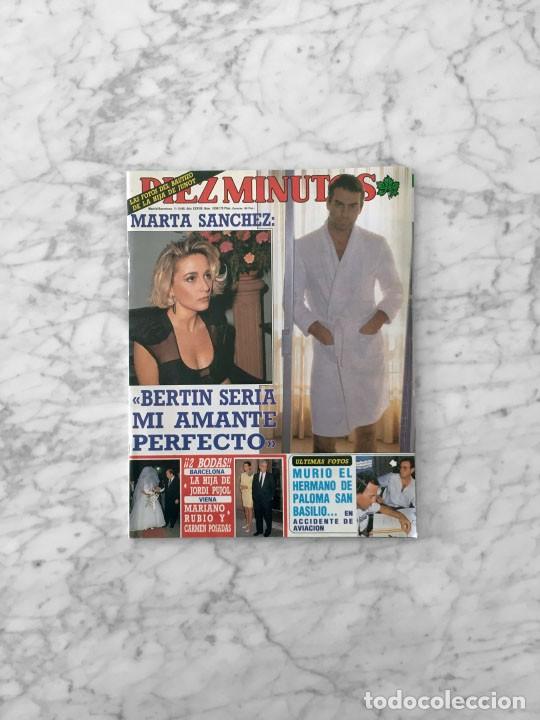 Sammeln von Zeitschriften und Zeitungen: DIEZ MINUTOS - 1988 - MARTA SANCHEZ, NORMA DUVAL, JULIO IGLESIAS, I. PANTOJA, ROCIO JURADO, EL FARY