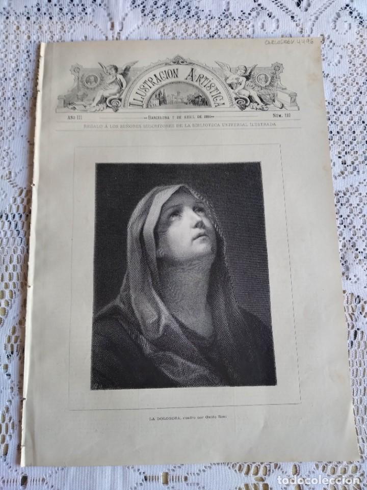 Collection Magazines and Newspapers: LA ILUSTRACI&Oacute;N ART&Iacute;STICA. A&Ntilde;O 1884. N&ordm; 119. REGRESO DEL CALVARIO. JERUSALEN. EL TRIUNFO DE LA ..LEER