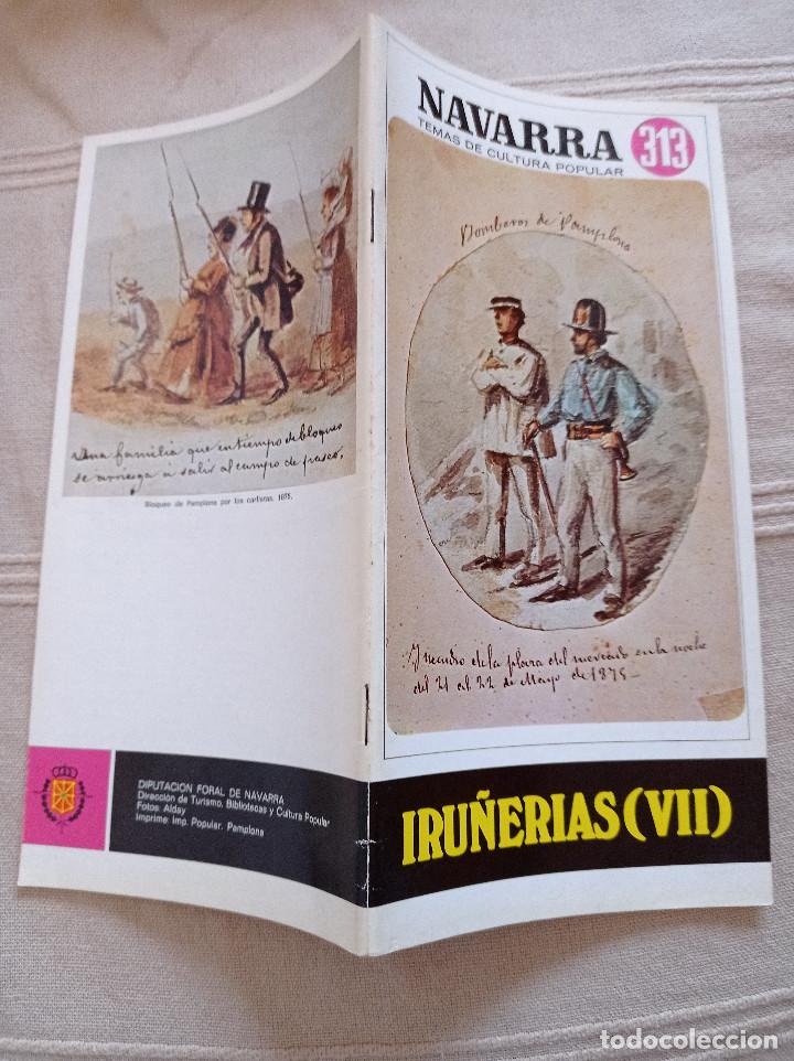 Collezionismo di Riviste e Giornali: navarra temas de cultura popular n&ordm; 313 iru&ntilde;erias (VII)